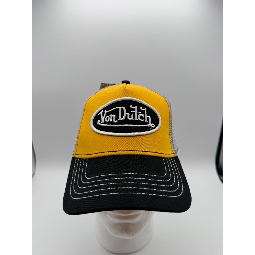 Von Dutch Hat (INFINITE GOLD) Mesh Snapback Trucker One Size BRAND NEW W/ TAGS!